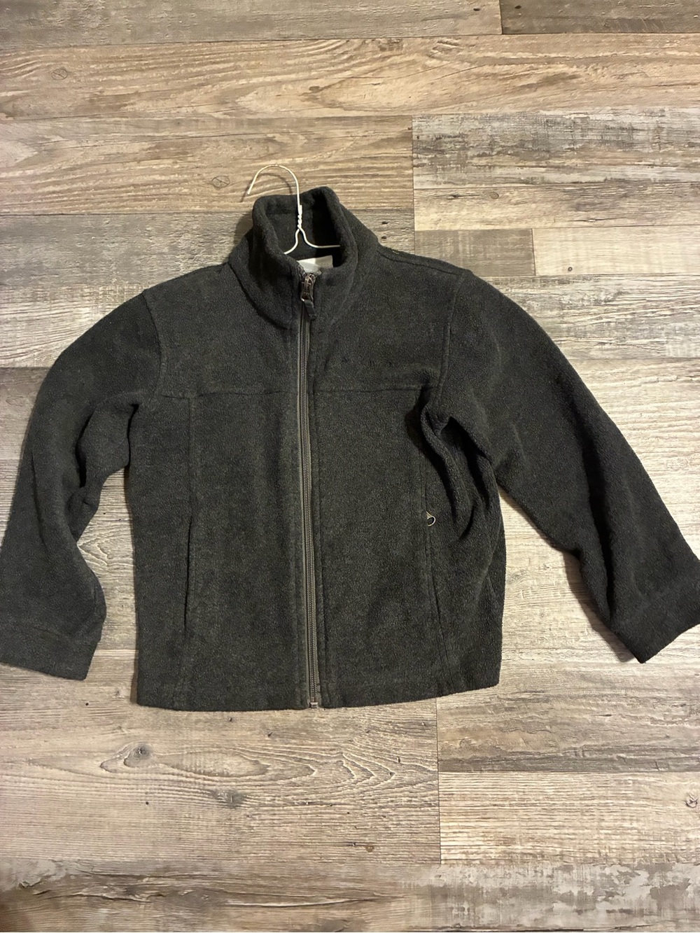 Columbia boy’s Dark Gray Full-Zip Fleece Jacket
